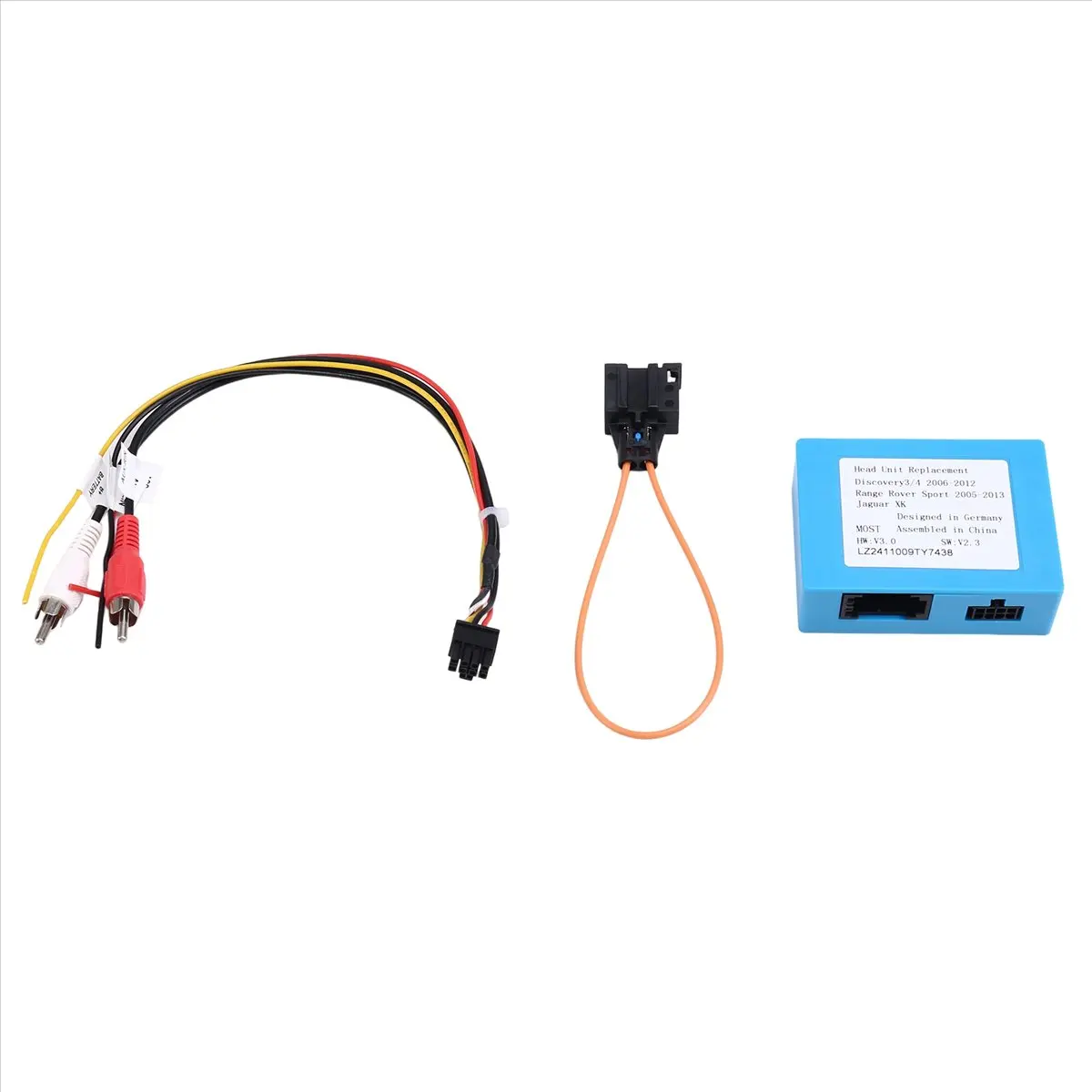 Fits for Car Most Aux Optical Fiber Decoder Amplifier Adapter for Range Sport 3 XK