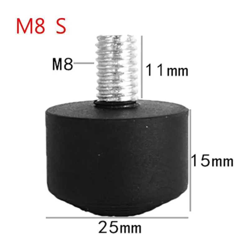 Manbily Pack 3 Almohadillas De Goma Para Trípode – Rosca 3/8″, Antideslizante, Universal (3,5 X 3,5 Cm)
