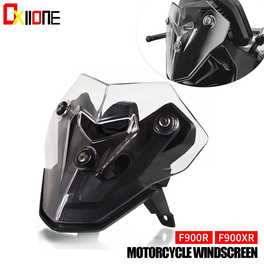 

For BMW F900R F 900 R 2020 2021 Motorcycle Transparent Windscreen Shield Screen Windshield Screen Bracket Deflector Protector