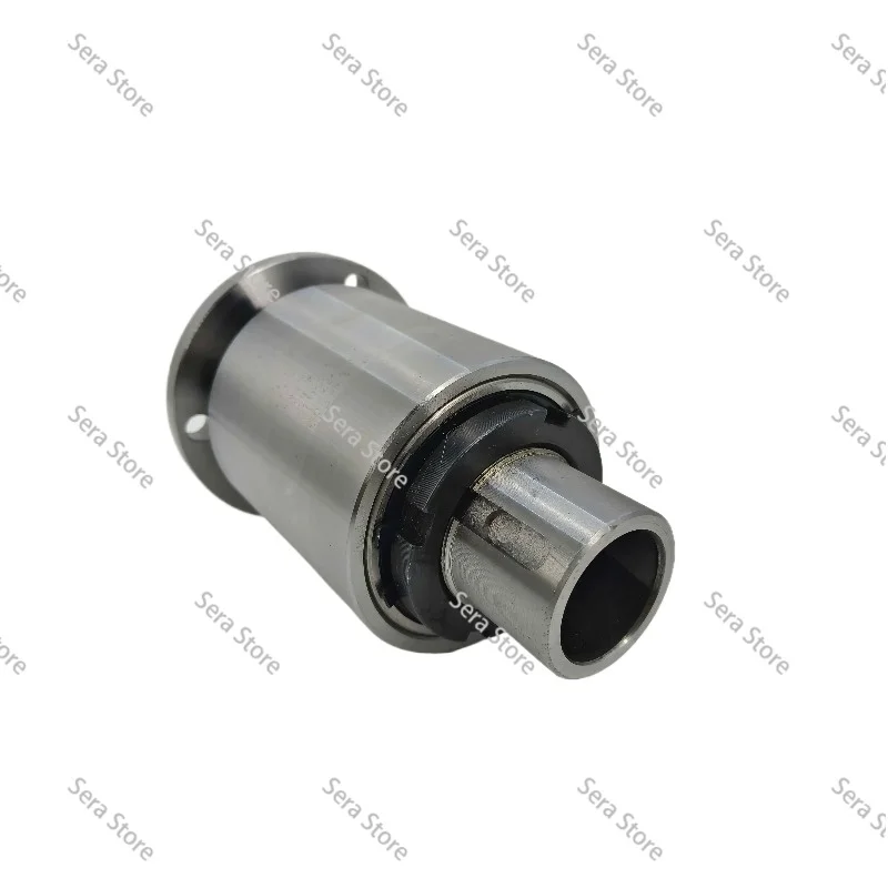 Small Lathe Spindle High Strength Lathe Head Assembly with Flange Without Chuck Woodworking Lathe Spindle