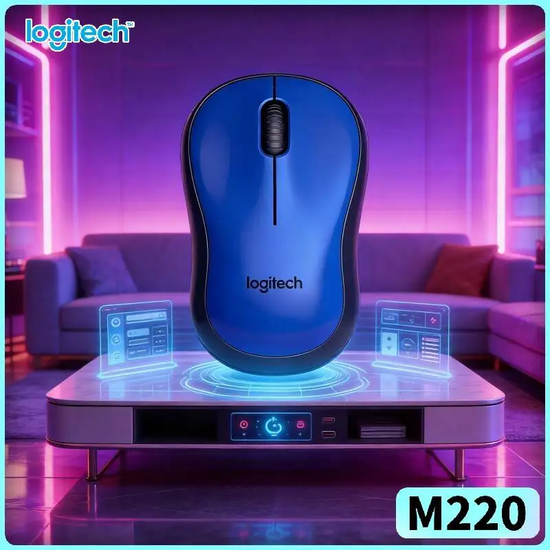

Logitech M220 Quiet Mouse Compact Portable 3 Buttons 18-Month Battery Fit Linux Chrome OS Systems Office Home Accessory