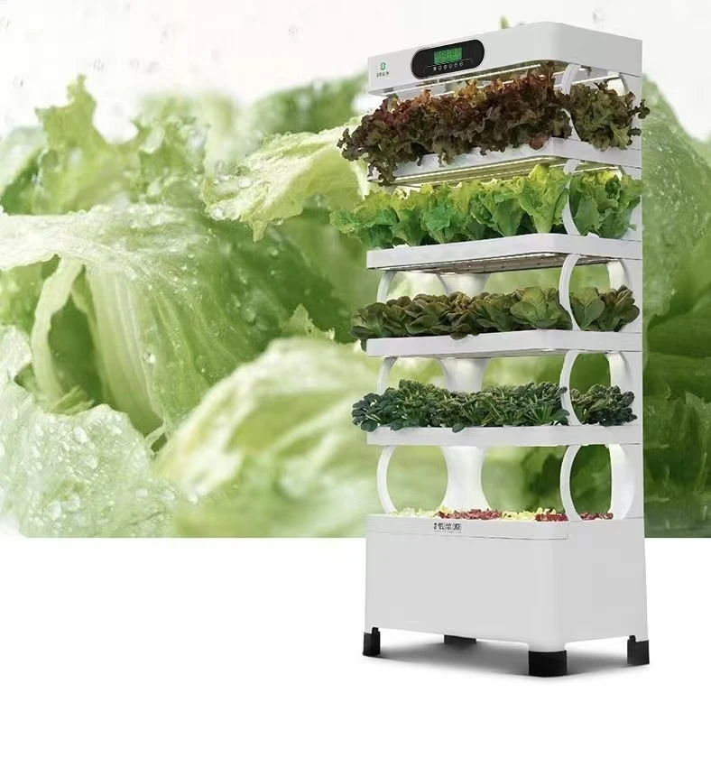 Hydroponic Vegetable Cabinet Small Indoor Intelligent Planting Machine Watering System Balcony Vegetable Growing Device Soilless