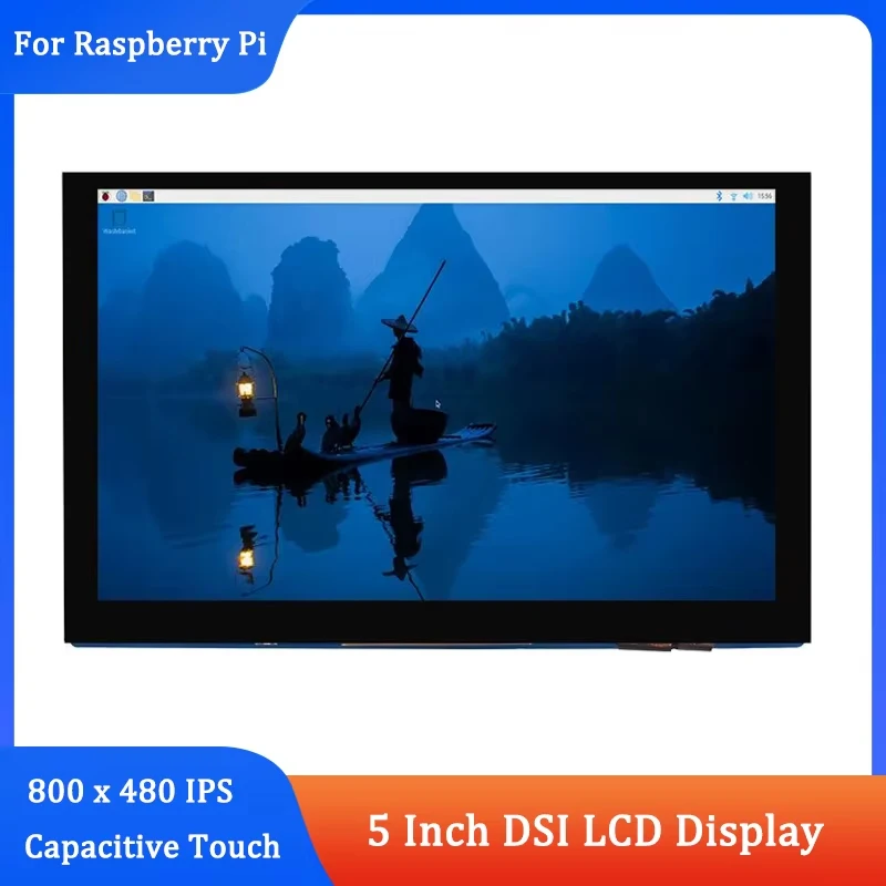 

Raspberry Pi 5 Inch IPS LCD Display Capacitive Touch 800x480 MIPI DSI Interface Monitor Screen For Raspberry Pi 4 /Pi 5