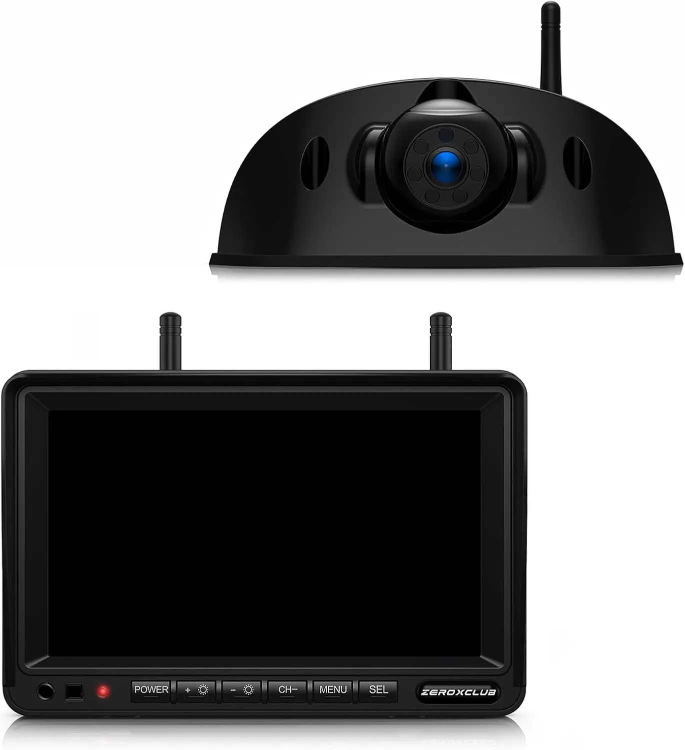 Wireless RV Backup Camera System, Compatible with Furrion Pre-Wired RV Truck Trailer, DVR Monitor