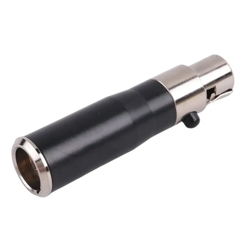 B04B-XLR Mini 3 Pin Male To 4 Pin Female Audio Adapter Plug Connector Hi-Fi Signal Converter Adapter For Microphone Speaker