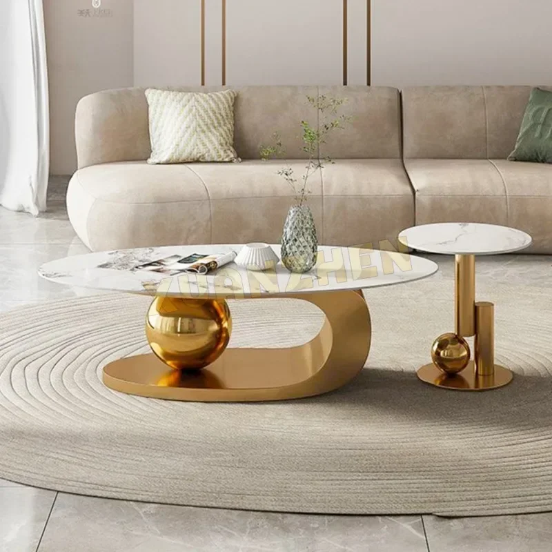 living room furniture stone nordic gold coffee table modern luxury coffee tables coffee tables