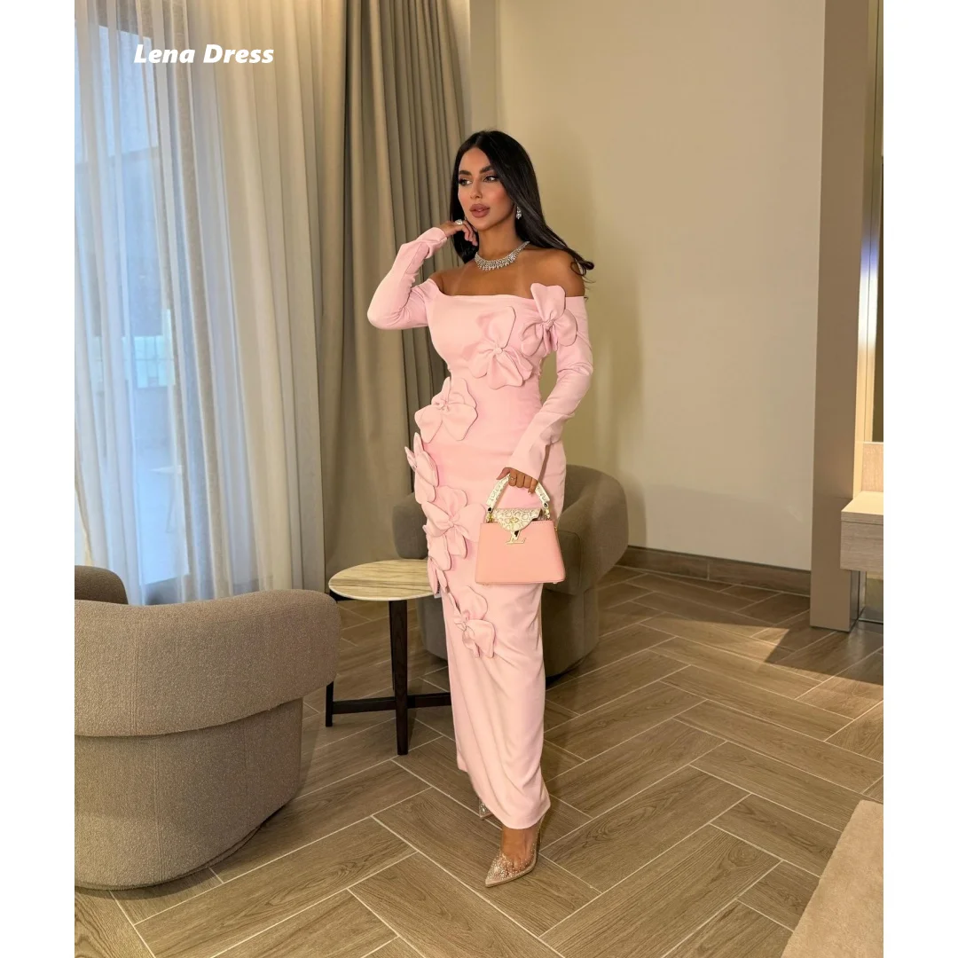 

Lena Off-shoulder Prom Dresses 2025 Luxury Dresses for Party Dresses Woman 2025 Luxurious Party Dress Long Sleeves Custom Made