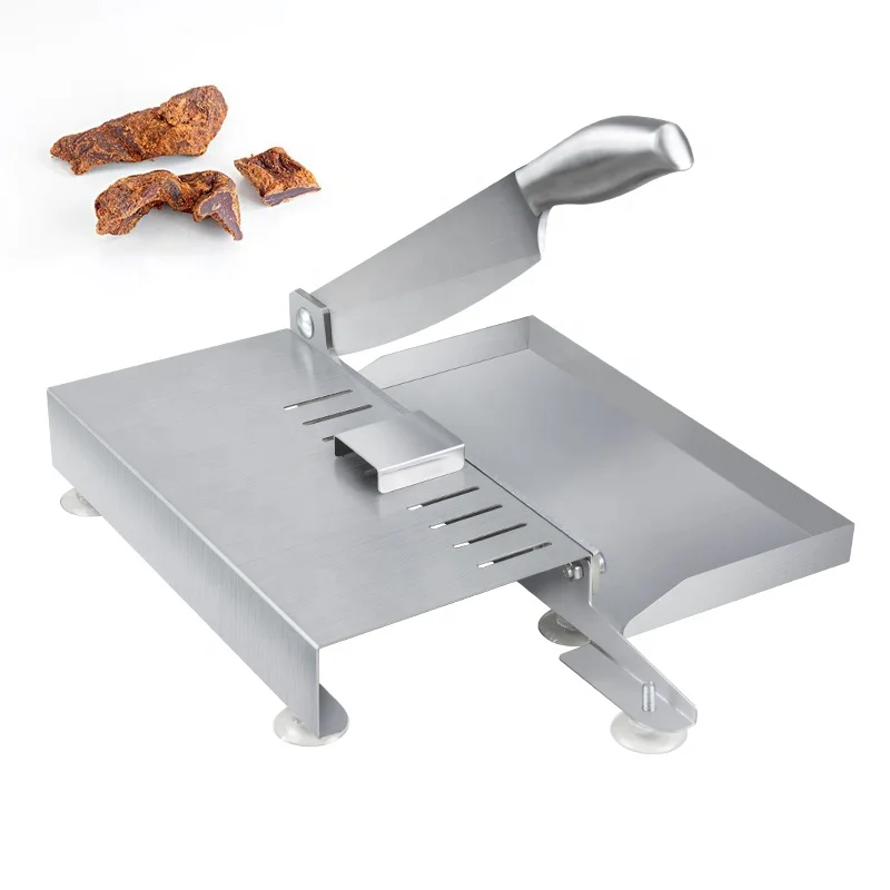 

Multi functional manual fresh freeze-dried beef jerky slicer and cutting machine equipment