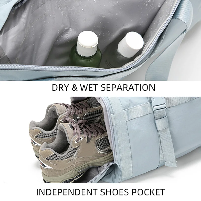 Bolsa de lona outdoor grande con compartimento para zapatos - imagen 5
