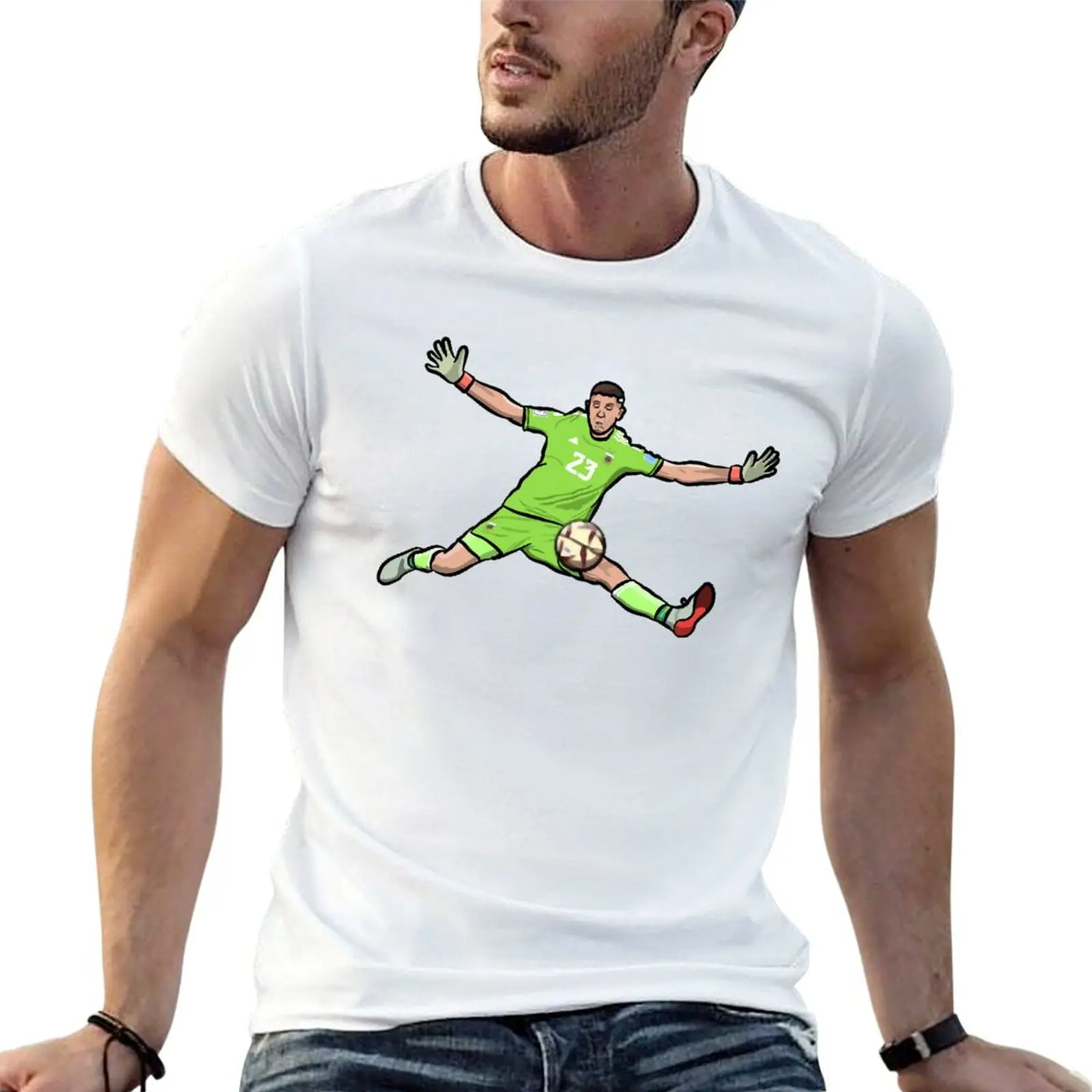 Dibu Martinez Dibu Martinez Emi _Dibu_ Martinez T-Shirt Stretch Fabric Comfort T-Shirt