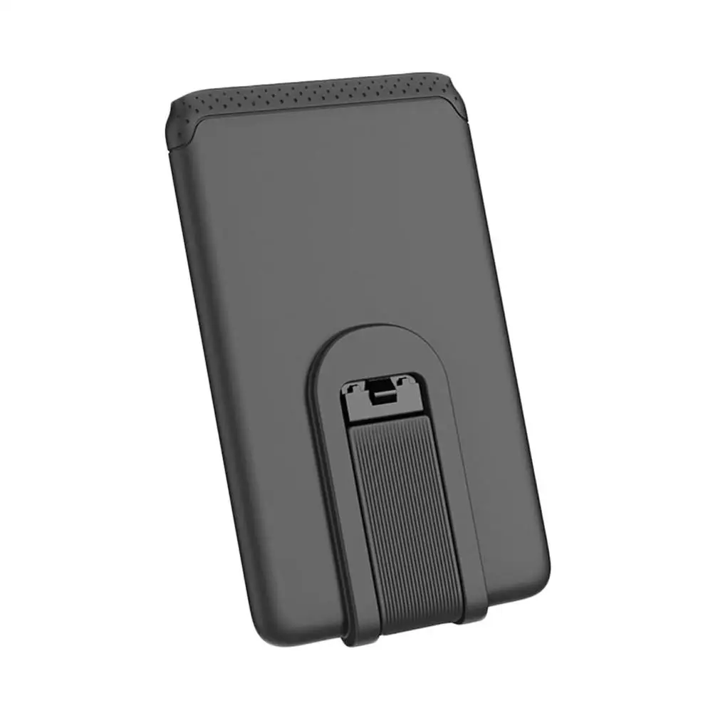 Silicone Phone Card Holder - Adhesive Sticker Pocket With Mobile Phone Stand, Fashion Credit Cardholder For iPhone Samsung view 6