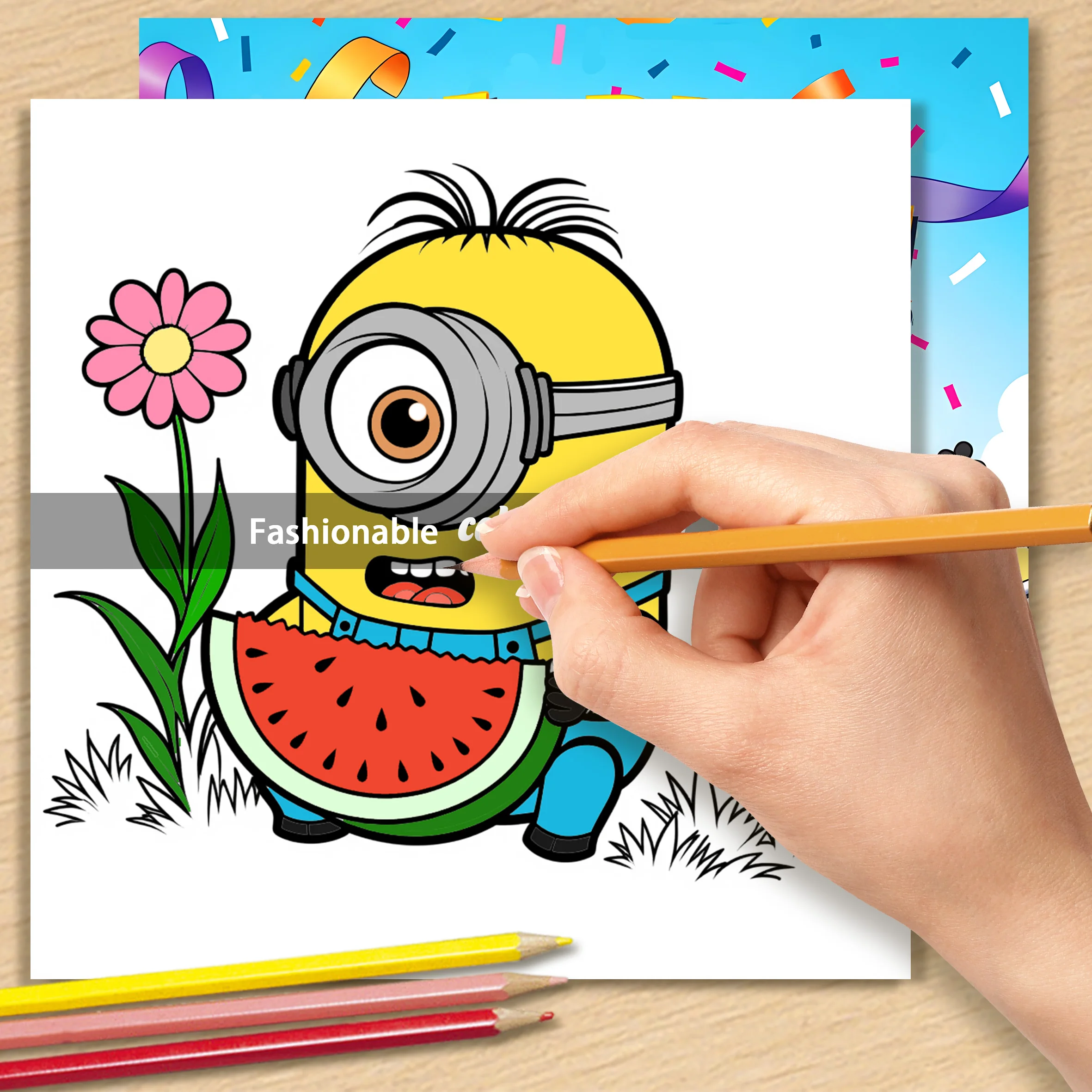 Happy Bold-easy Patterns Coloring Book for Adults Cute Drawing Book Perfect Gift for Party and Birthday