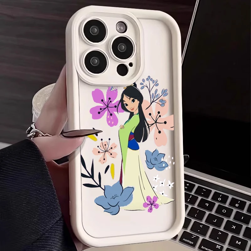 

Disney Mulan Animation For Apple iPhone 15 14 13 12 11 XS XR X 8 7 Pro Max Plus Soft Eye Ladder Phone Case Cover