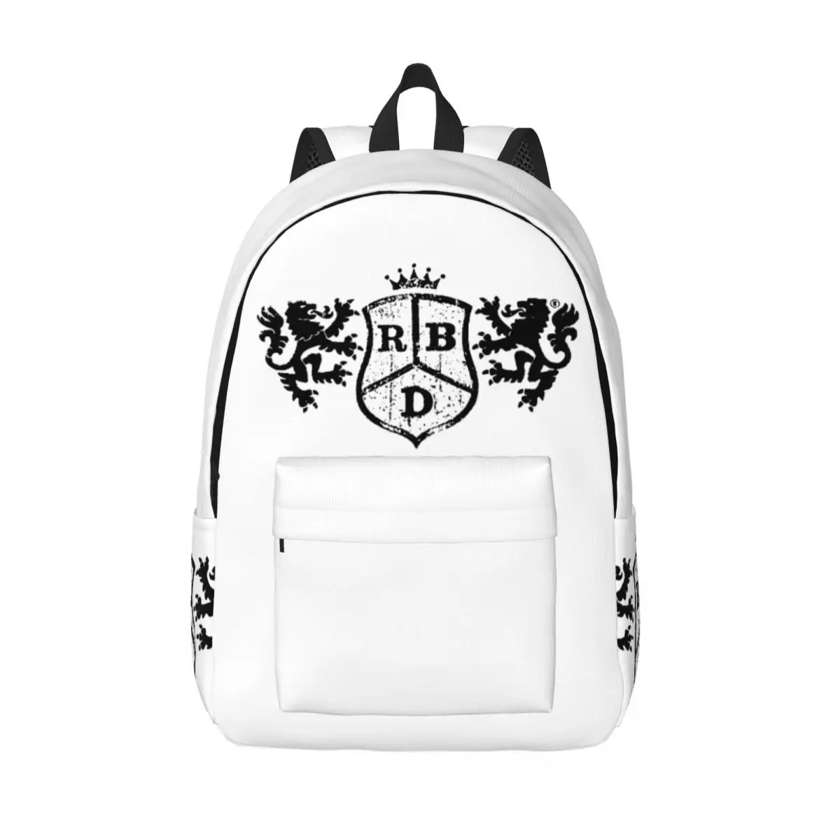 

Rbd Rebelde Logo Backpack for Men Women Casual High School Hiking Travel Daypack Laptop Computer Shoulder Bag Lightweight