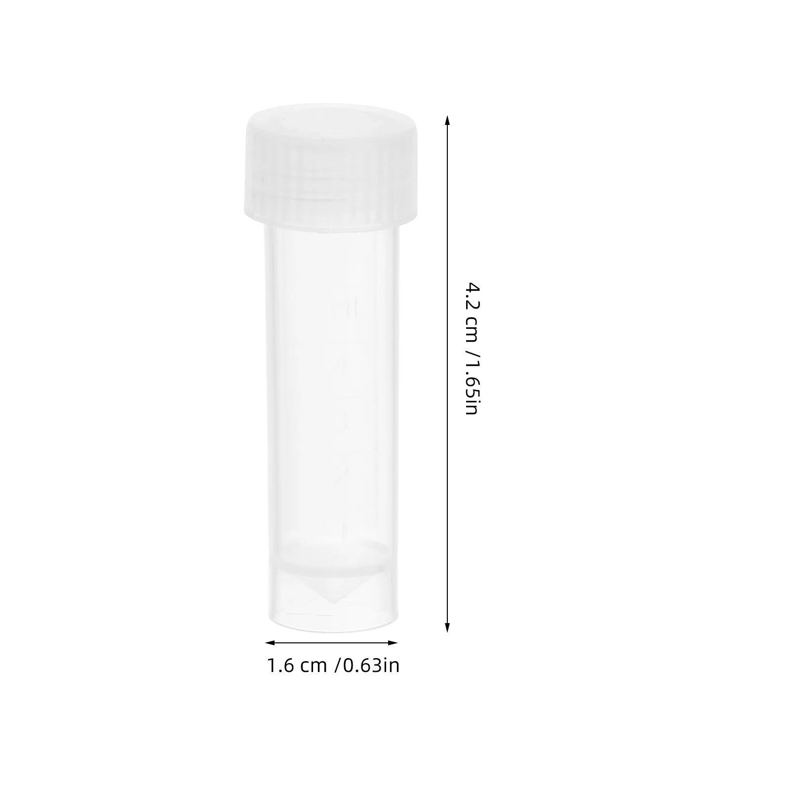 

10 Pcs Tubes Clear PP Durable Containers Needle Holder Tube For Sewing Beads Needle Storage Tube Jewelry Craft Organizers