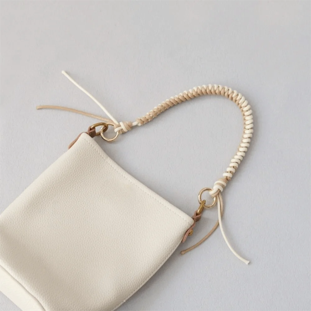 35cm Length Handbag Chain Strap With Buckle Detachable Braided Bag Strap Replaceable Hand Strap Bag Handle Chains For Handbags