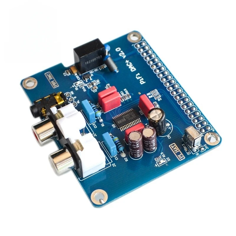 Support Raspberry Pi 2/3 generation B-type/B+HIFI DAC+sound card I2S interface module