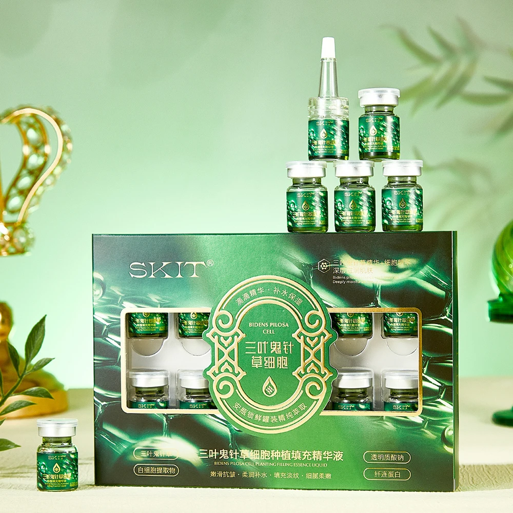 

Bidens Pilosa Cell Planting Filling Ampoule Essence Soothing Oil Control Face Serum Moisturizing Reduce Fine Lines Brighten