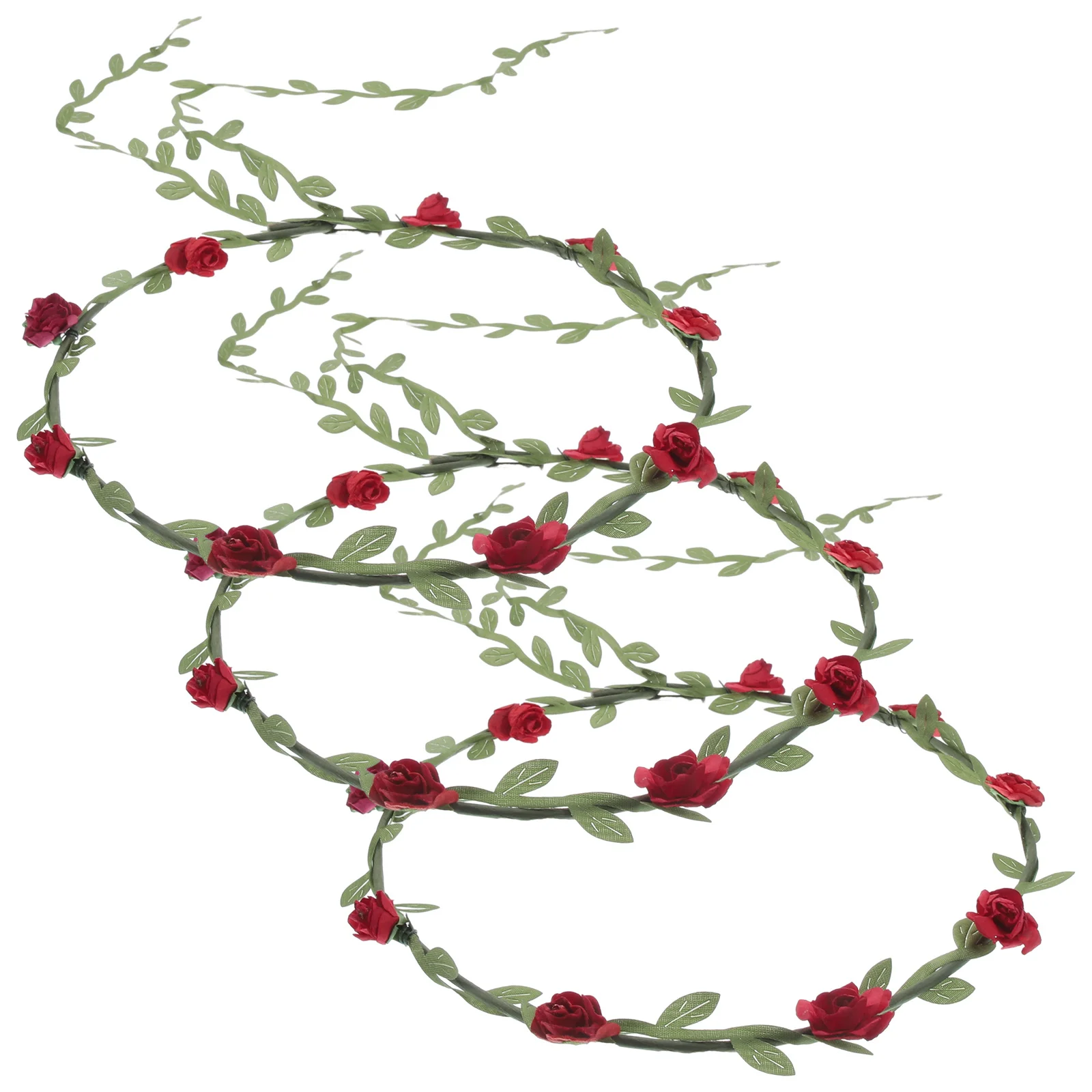 

3 шт., повязка на голову с цветочным принтом для женщин, модный цветочный венок для волос, регулируемая корона в виде листьев для повседневной носки, аксессуары для чаепития