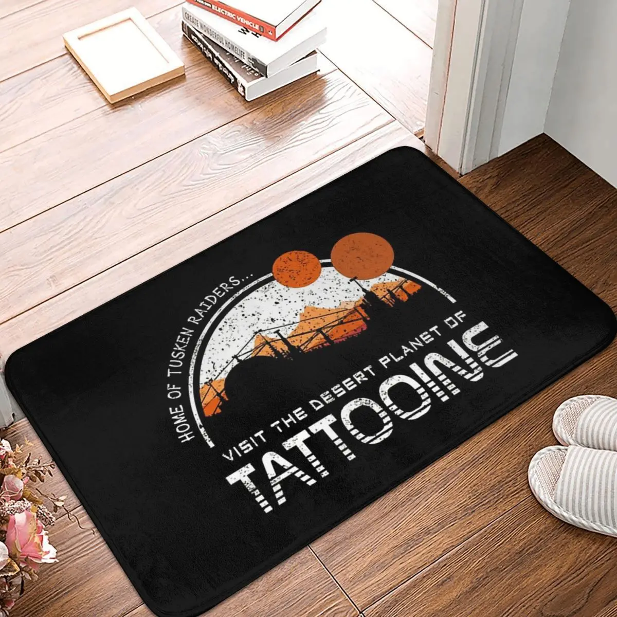 Visit Tatooine - Tatooine National Park - Tatooine Sunset - Tatooine-1Bath Mat Tatooine Doormat Living Room Carpet Outdoor Rug