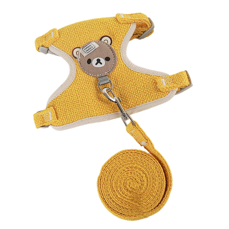 Cat Dog Harness with Lead Leash Adjustable Vest Mesh Breathable Adjustable Chest Harness Outdoor Walking Cat Pet Supplies, image 10