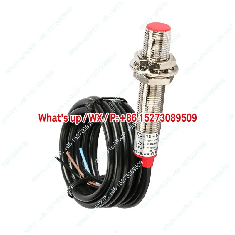 Proximity switch sensor Three-wire NPN type normally open 24v 12v limit switch Distance sensing metal