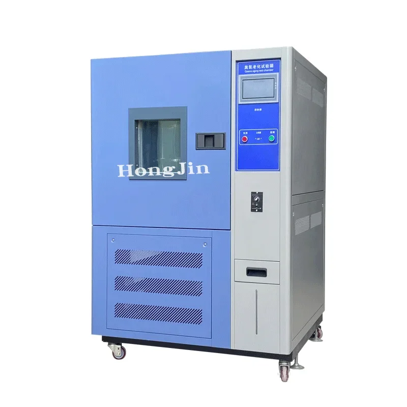 Hot Sale Hong Jin Factory Wholesale Ozone Accelerating Aging Test Chamber Rubber Plastic Ozone Aging Test Resistance Machine