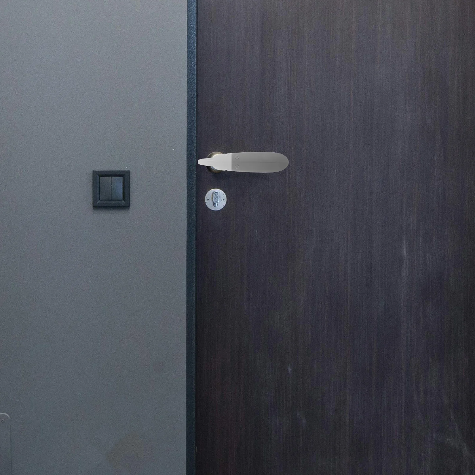 

2Pcs Door Handle Cover Silicone Child Proof Knob Stoppers Wall Bumper Bedroom Window Hardware