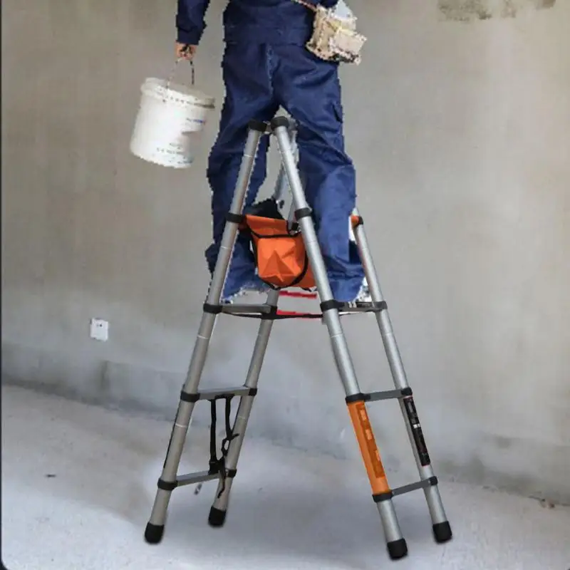 Folding Ladder Multifunctional Folding Ladder Step Stool Storage Shelf Chair Foldable House Ladder Swim Deck Ladder For home