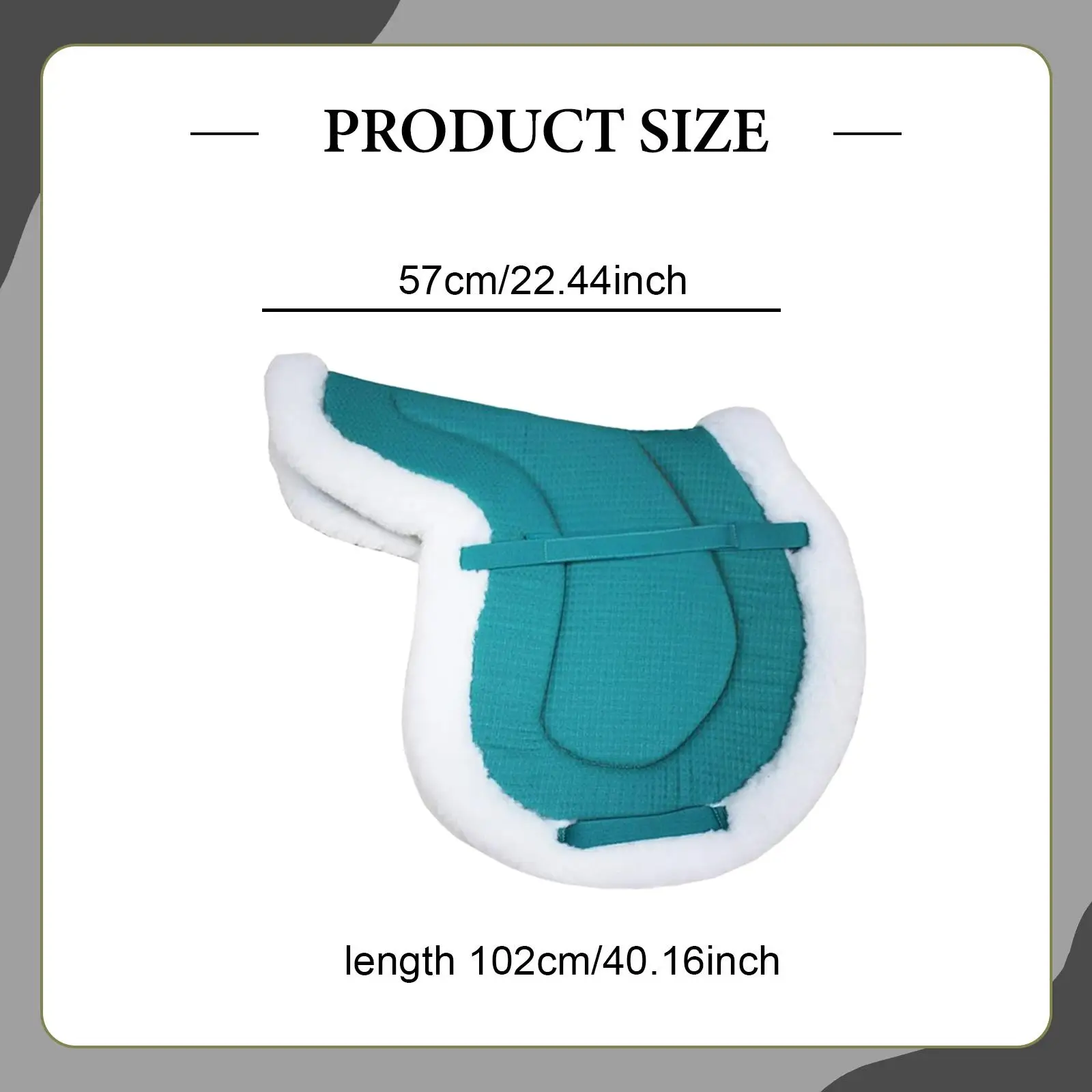 وسادة سرج لخلع الملابس، وسادة ظهر غير قابلة للانزلاق، بطانة سميكة لركوب الخيل، وسادة مقعد الفروسية لتدفئة النادي #6