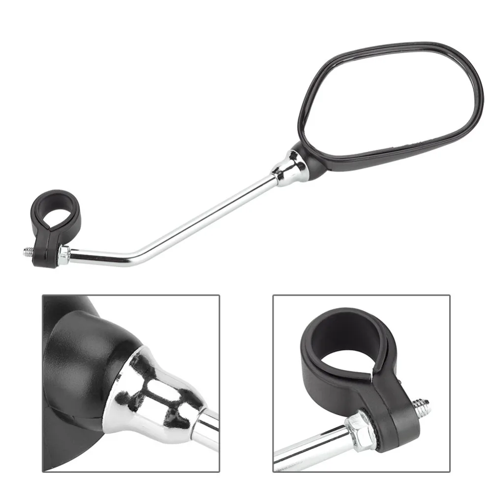 

1 Pair 360°Rotation Bike Back View Mirror Adjustable Wide-Angle Bike Handlebar Mirror HD Plane Mirror Cycling Handlebar Mirror