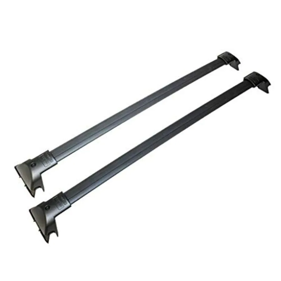 

VGRCB-2239BK Black Powdercoat OE Style Cross Bars for 20-24 Explorer Durable Black Finish Lightweight Aluminum Design Easy Ins