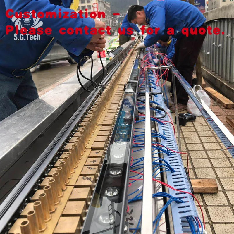 

custom.Ornamental Rainy Curtain Waterfall Wall Outdoor/indoor Hotel Use