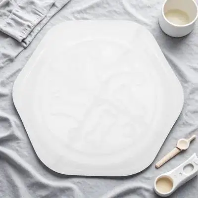 

Silicone Pet Bowl Mold Reusable Diy Crafts Mold Flexible Durable Relief Pattern Bowl Making Tool High Transparency Decorative