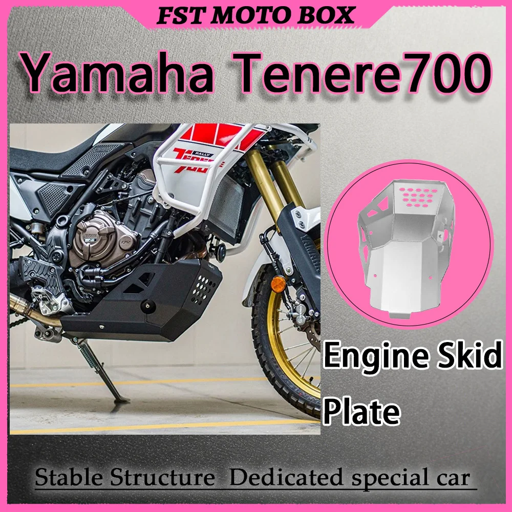 FOR Yamaha Tenere700 Engine Skid Plate Custom Magnesium-Aluminum Alloy Bash Plate Off-Road Modification Part Enhanced Protection