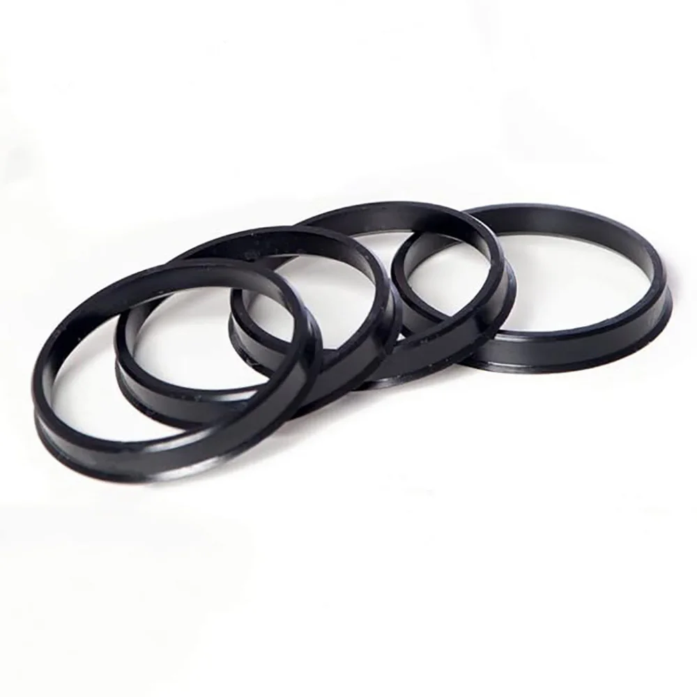 VEKMEK 4pcs 69.1-54.1/56.1/57.1/60.1/63.4/64.1/65.1/66.6/67.1mm Black Plastic Wheel Hub Centric Rings Custom Sizes Available