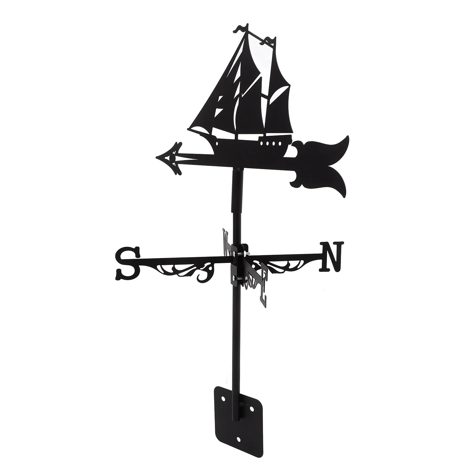 

Outdoor Metal Weather Vane Direction Indicator Iron Weathervane Decorative Yard Roof Decoration Iron Wind Vane