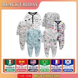 0-12M Newborn Infant Baby Boy Girl Jumpsuit Solid Color Long Sleeve Romper Casual Fall Spring Toddelr Clothing Baby Clothing