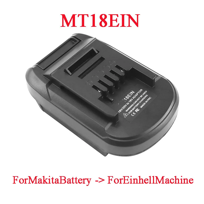 Adaptateur de convertisseur MT18EIN, DM18EIN BS18EIN, pour Makita, DeWalt, Milwaukee, Bosch, batterie Li-ion, pour outil au Lithium Einhell