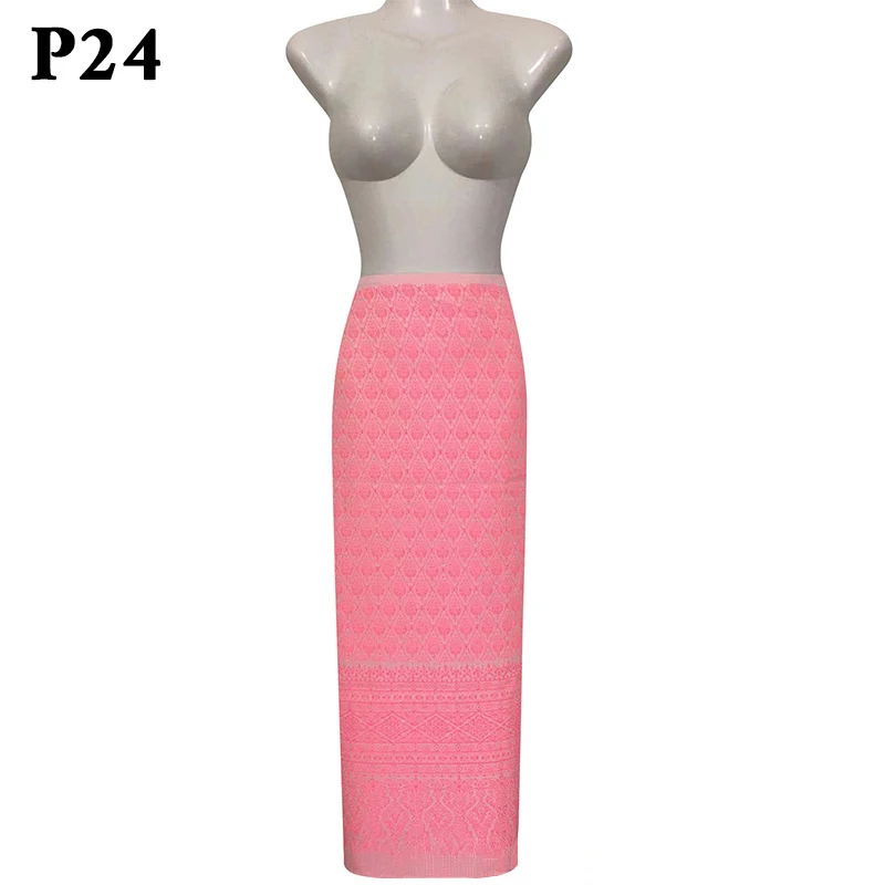 NEW Thai Traditional Dress Women Hight Waist Tube Skirt Xishuangbanna Dai Style Malaysia Ethnic Festival Party Dance Costume view 4