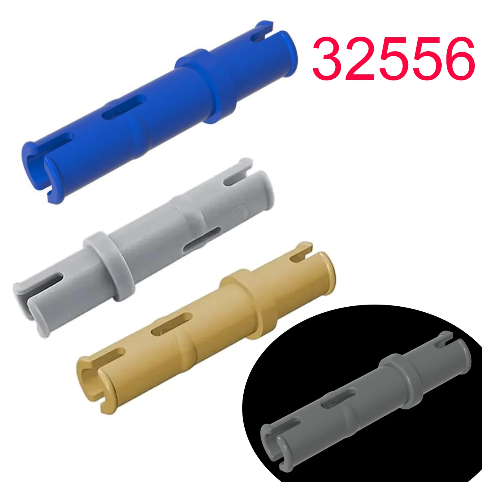 

50 шт., высокотехнологичные сборные частицы 32556, длинные фрикционные гребня, комплект строительных блоков, идея, кирпичи, игрушки для детей, подарки