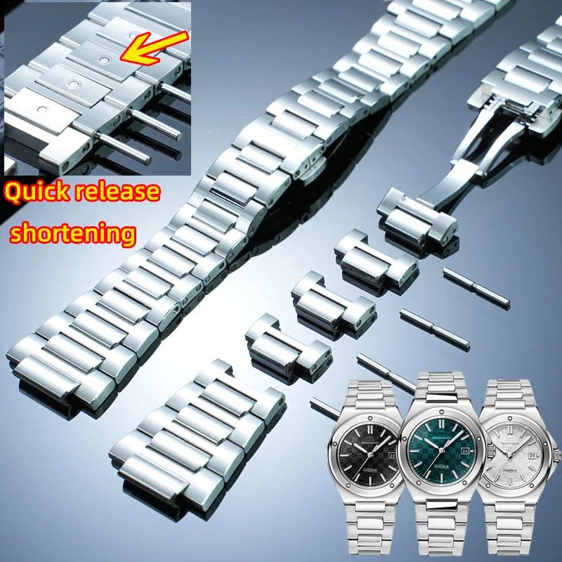 

For IWC engineer series iw328901 watchband stainless steel watch strap LINK lengthen Metal section extend watch buckle accessory