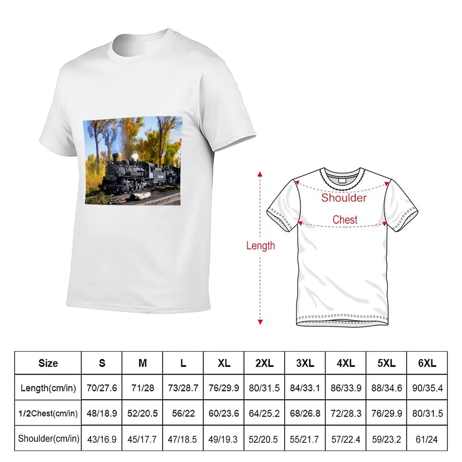 Cumbres & Toltec Railroad T-Shirt summer clothes rapper graphic tees men clothes