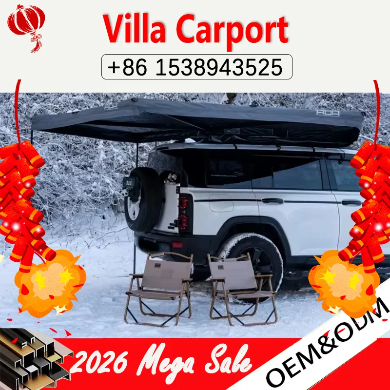 Sunday Campers Custom OEM Wholesale Outdoor 4WD Offroad Waterproof Portable Retractable Car Side Awning for Camping Travel