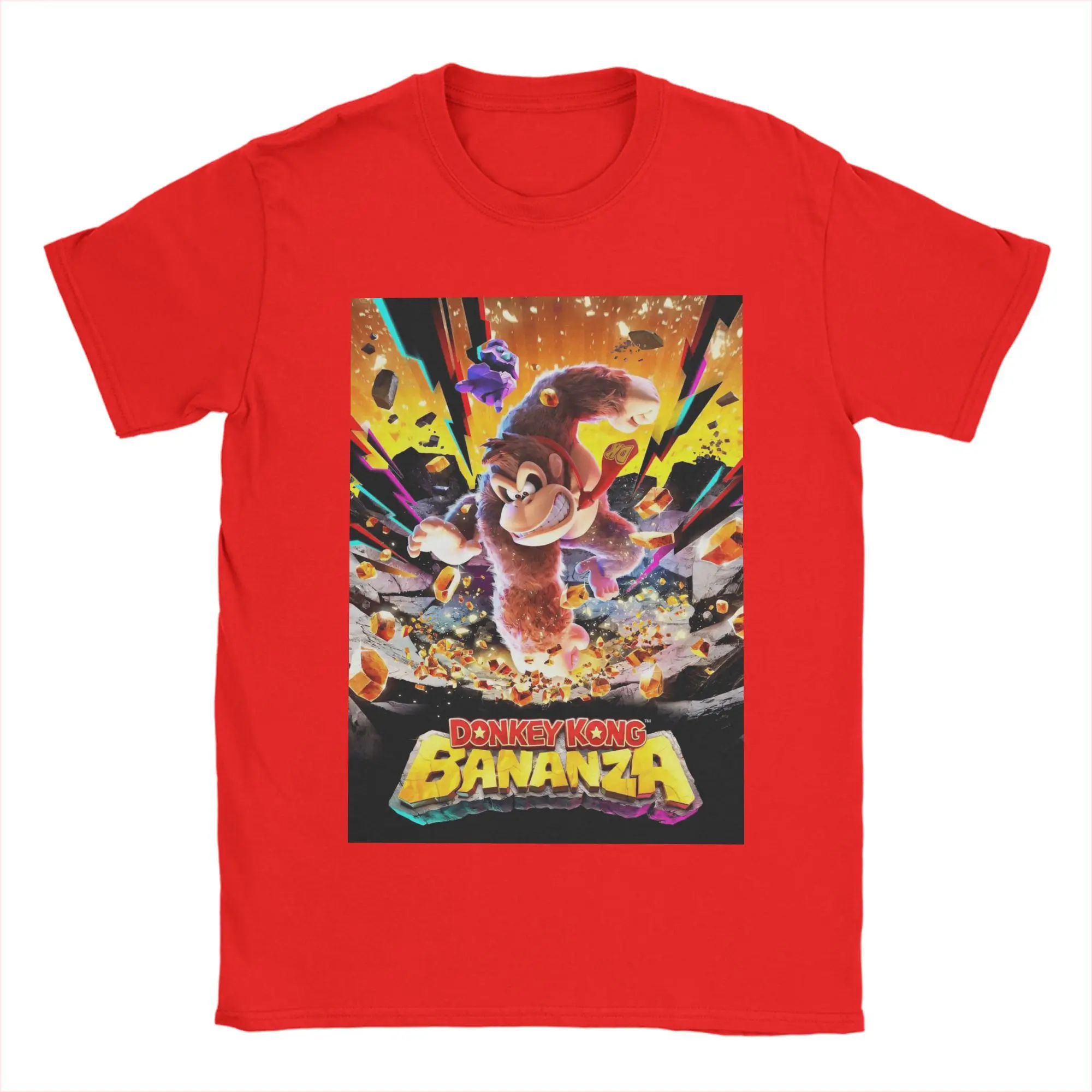 Men's Donkeyed Kongs Bananzaed T Shirt 100% Cotton Clothes Vintage