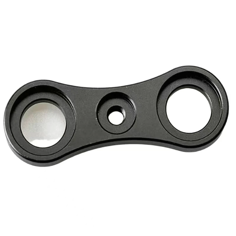 

Custom Made CNC Machining Aluminum Steel Copper Brass Machined Parts OEM Service Custom Black Aluminum Alloy Connectors