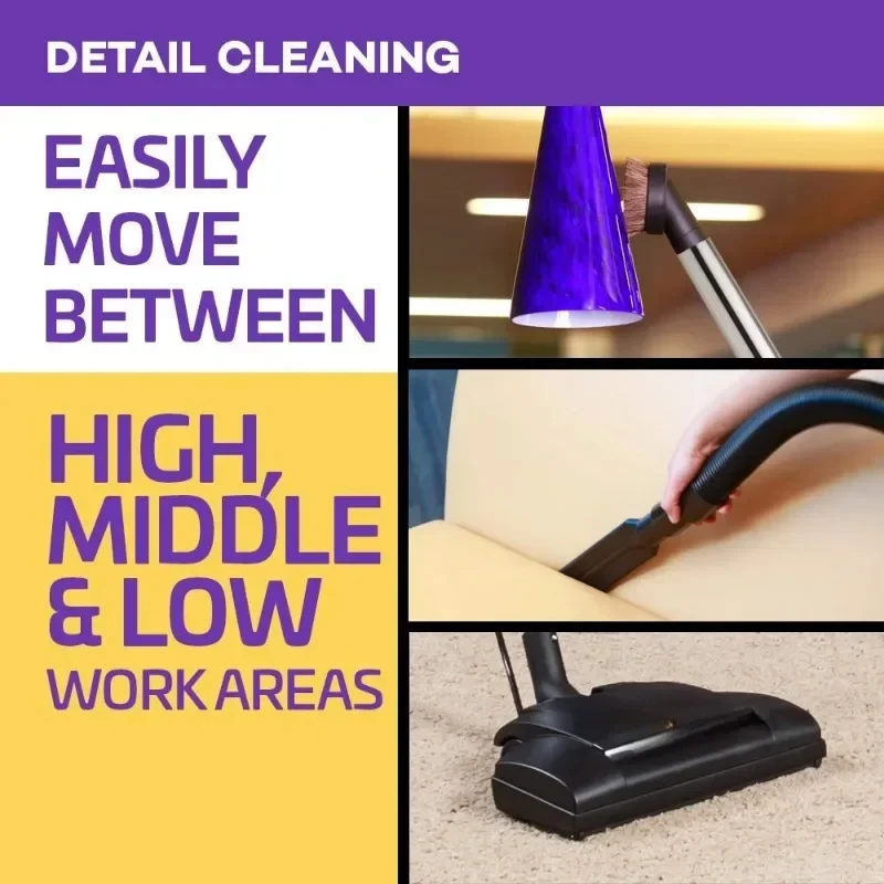 Commercial Backpack Vacuum with Power Nozzle Tool Kit Household Living Room and Bedroom Cleaning Tools