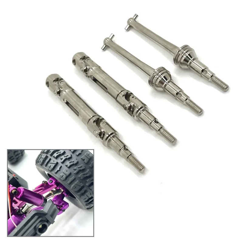 

Metal Upgrade Front and Rear Transmission Shaft CVD For MJX 1/14 14209 14210 RC Car Parts