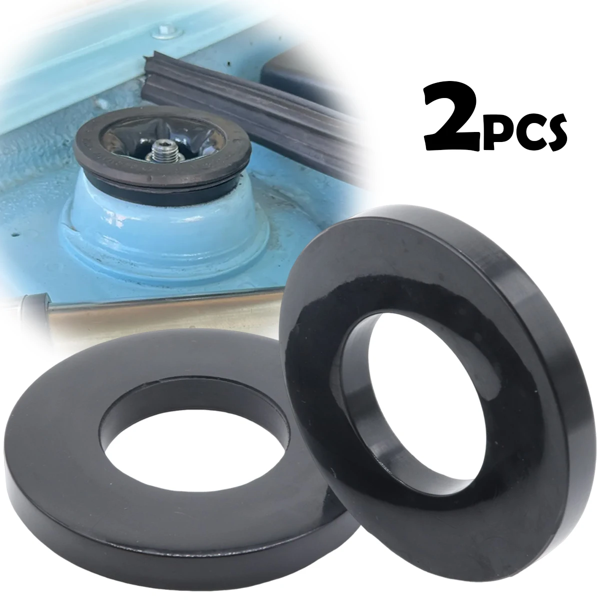 

2pcs Car Front Shock Absorber Tower Rubber Buffer Ring Bushing For Suzuki Swift Peugeot 107 Fiat 500 Bearing Washer Protector