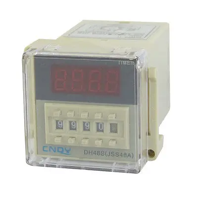 

DH48S-11 LCD Display Time Timer Delay Relay 11-Pin DPDT 0.01S-99H99M AC/DC36V